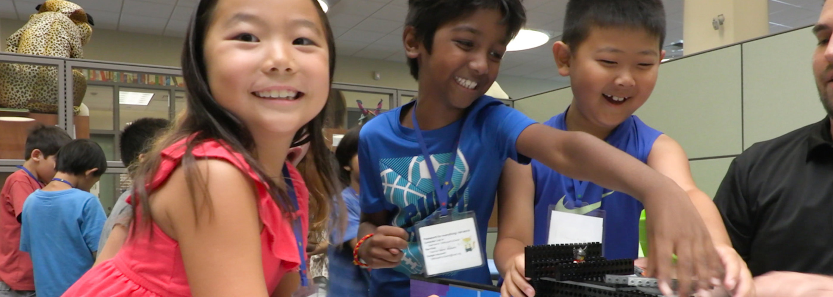 students smiling